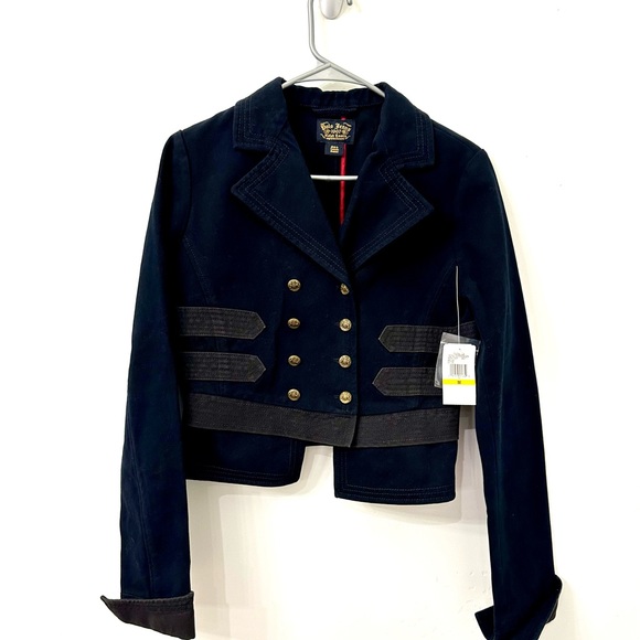 Polo Ralph Lauren Woman's 1967 Vintage Button Up Military Band Style Jacket SZ M - Picture 2 of 13